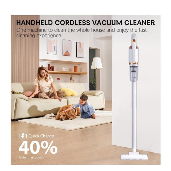 4 in 1 Cordless Vacuum Cleaner, 35 Min Rechargeable Battery - Picture 2 of 7